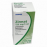 Зиннат суспензия для детей 125мг/5мл гранул. 50мл
